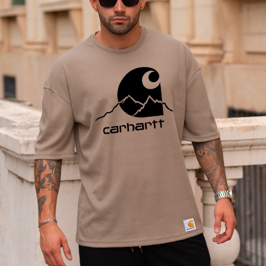 

Vintage Waffle Stylish Graphic Tee For Casual Wear