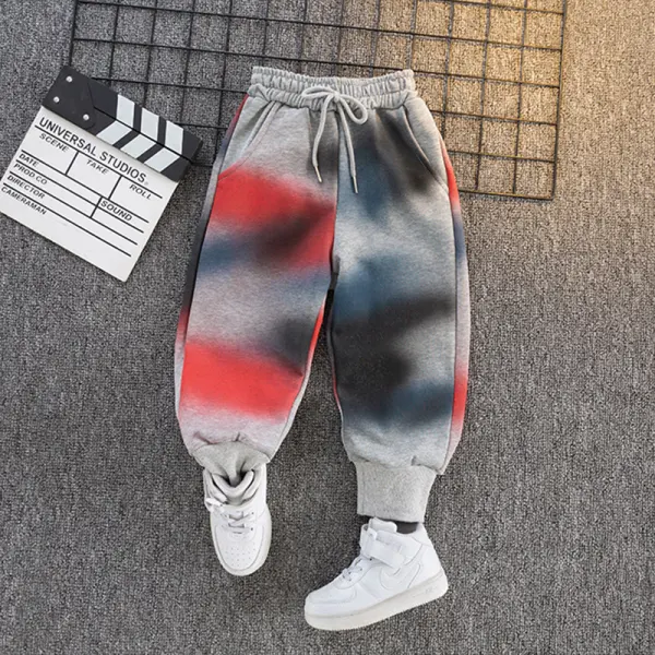 【3Y-13Y】Boy Casual Tie-dye Pants - Popopiearab.com 