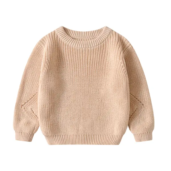 【12M-7Y】Kids Multicolor Long-sleeved Sweater - Popopiearab.com 