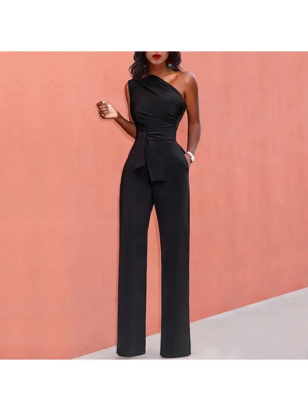 Stylish Sexy Elegant Sleeveless Jumpsuits - Machoup.com 