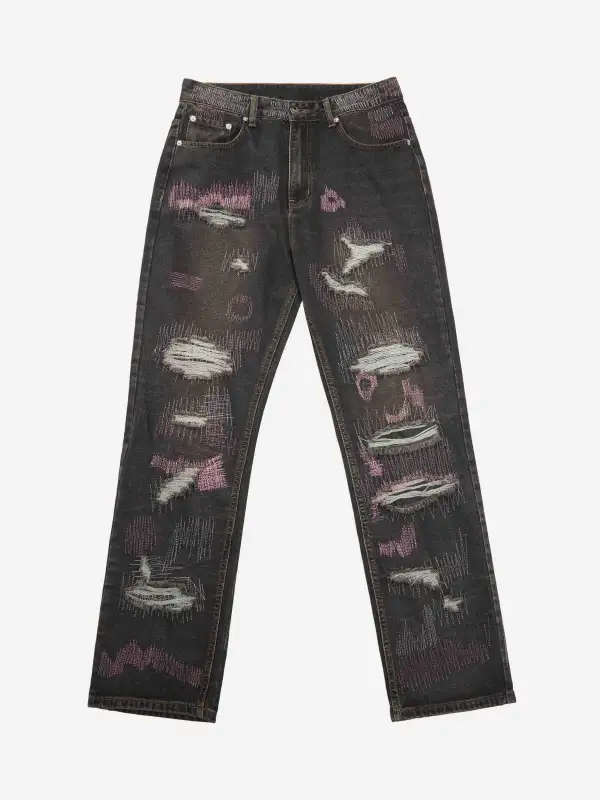 The Supermade Ripped Jeans - Businesuniontrade.com 