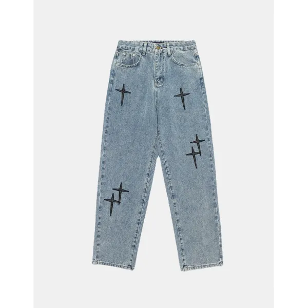 Star Shining Street Fashion Jeans - Burstarsunshine.com 