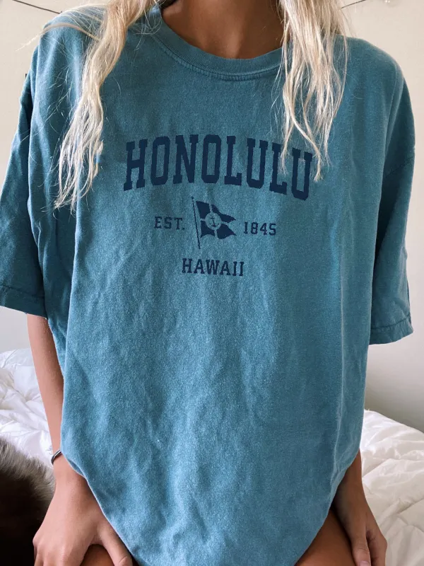 HONOLULU HAWAII TEE - Shopyiyistories.com 