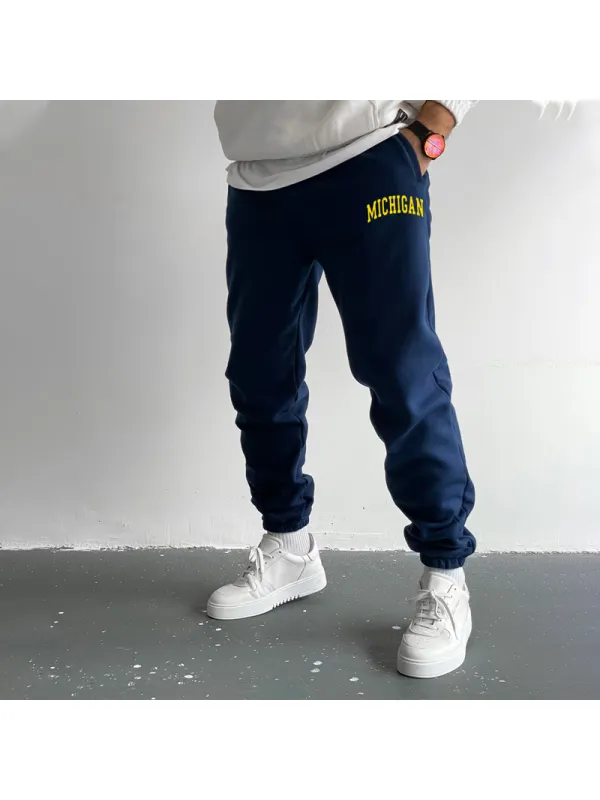 Michigan Fleece Sweatpants - Anrider.com 