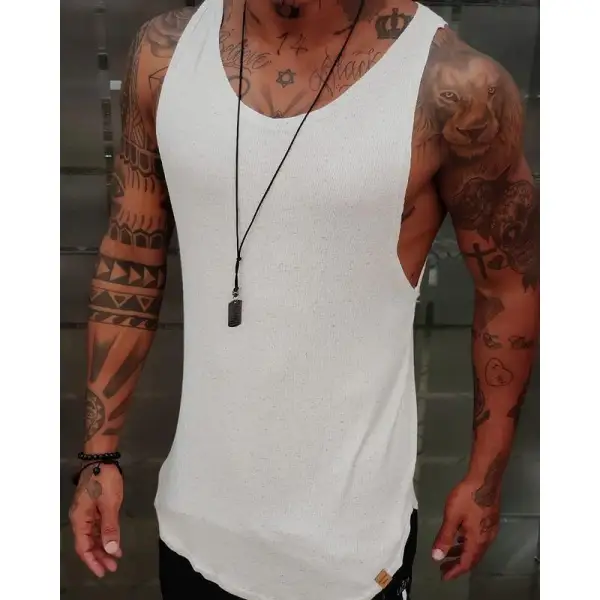 Casual Solid Color Slim Fit Vest - Spiretime.com 