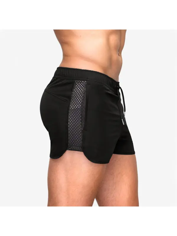 Men's Stretch Mesh Shorts - Machoup.com 