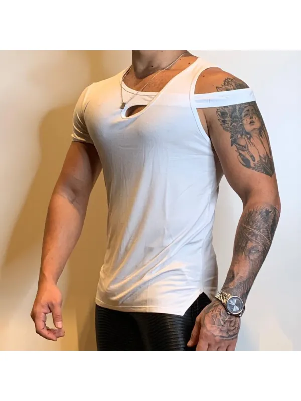 Fashion Personality Irregular T-shirt - Localziv.com 