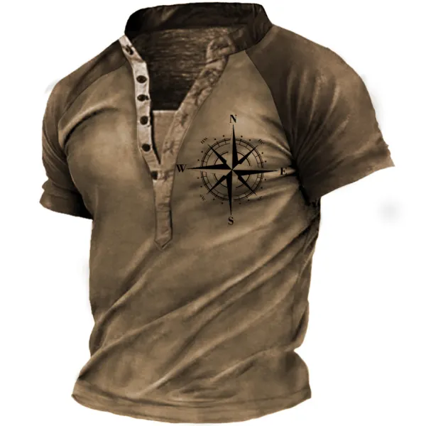 Men's Navigation Henley Short Sleeve T-Shirt Only $26.89 - Wayrates.com 