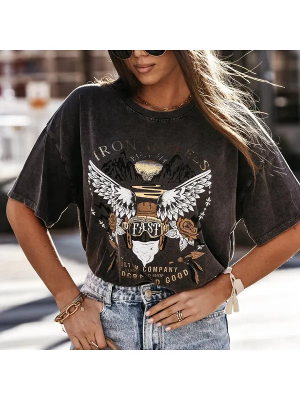 Fashion Personality Printed T-shirt - Geocici.com 