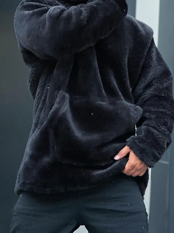 Plush Warm Hooded Sweatshirt - Sunshinenice.com 