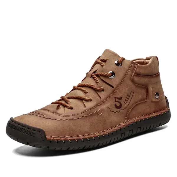 Men's Two Wear Retro Outdoor Casual High-top Boots Casual Sneakers - Wayrates.com 