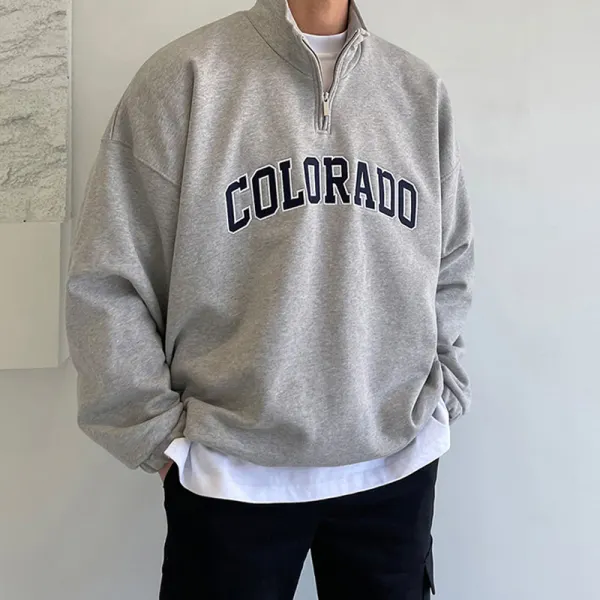 Mens Vintage Casual Sweatshirt - Menilyshop.com 