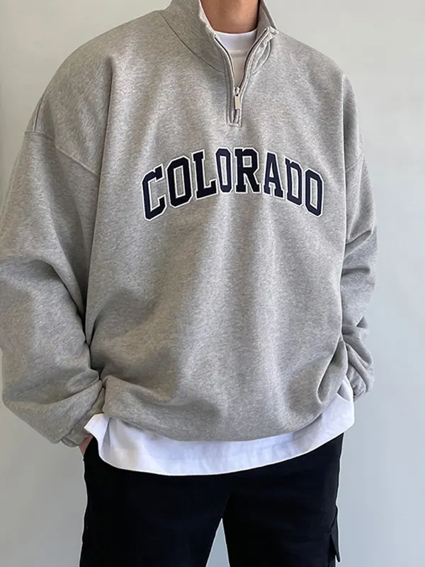 Mens Vintage Casual Sweatshirt - Sunshinetip.com 
