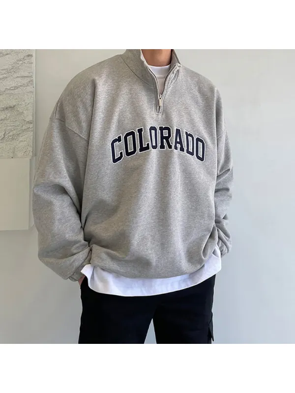 Mens Vintage Casual Sweatshirt - Anrider.com 