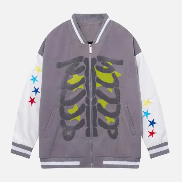 The Supermade American Bone Thickened Jacket - Sunhopebloom.com 