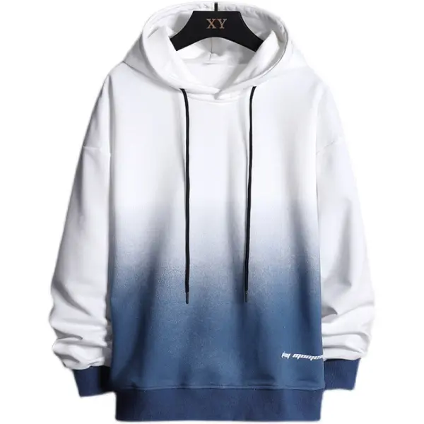 Gradient Inkjet Hoodie - Sunhopebloom.com 