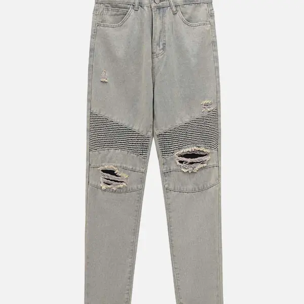 Thesupermade American High Street Skinny Jeans - Sunhopebloom.com 