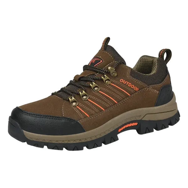 Men's Non-slip Waterproof Wear-Resistant Scrub Outdoor Hiking Shoes - Sunhopebloom.com 