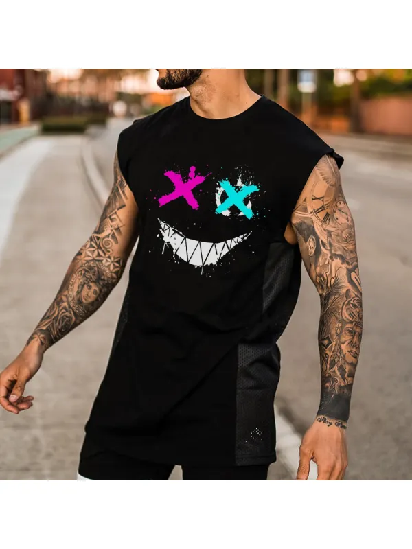 Men's Fashion Print Casual Tank Top - Aptkoi.com 