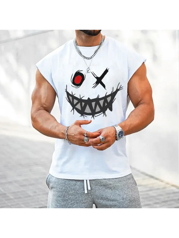 Men's Fashion Print Casual Tank Top - Localziv.com 