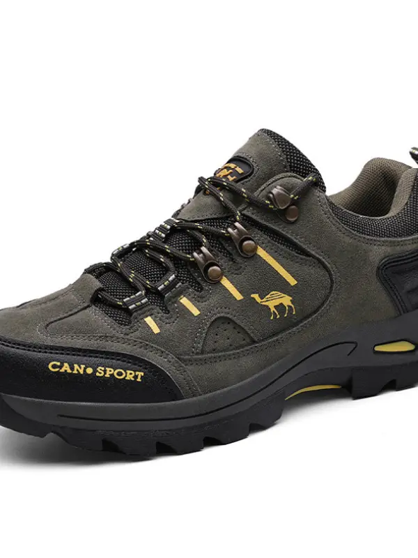Men's Soft Stitching Non-slip Hiking Shoes - Pragmaace.com 