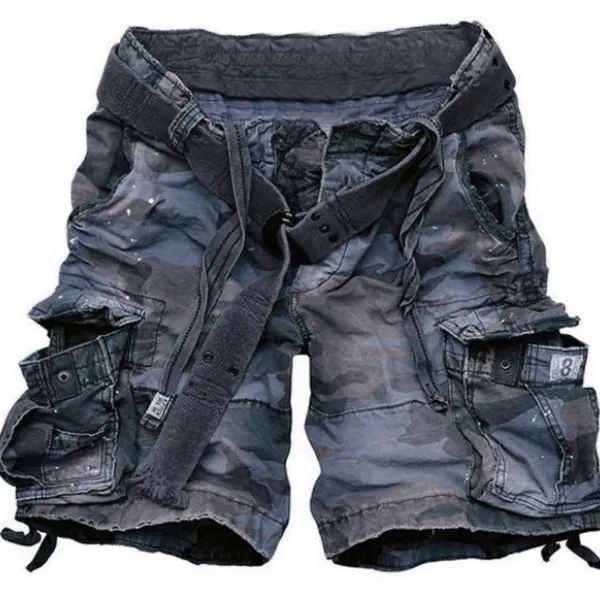 Mens Outdoor Camouflage Casual Shorts - Dozenlive.com 