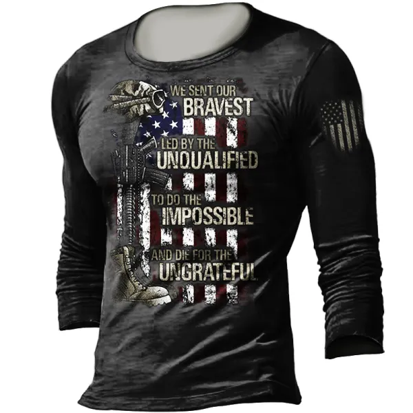 HONOR THEIR SACRIFICE Men's Outdoor T-Shirt - Menzfolk.com 