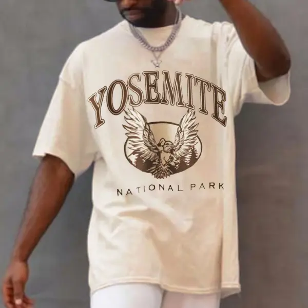 Retro Oversized YOSEMITE Men's T-shirt - Wayrates.com 