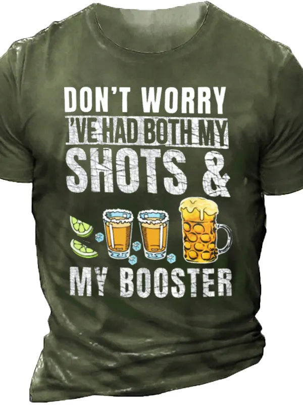 Don't Worry I've Had Both My Shots And Booster Funny Vaccine T-Shirt 