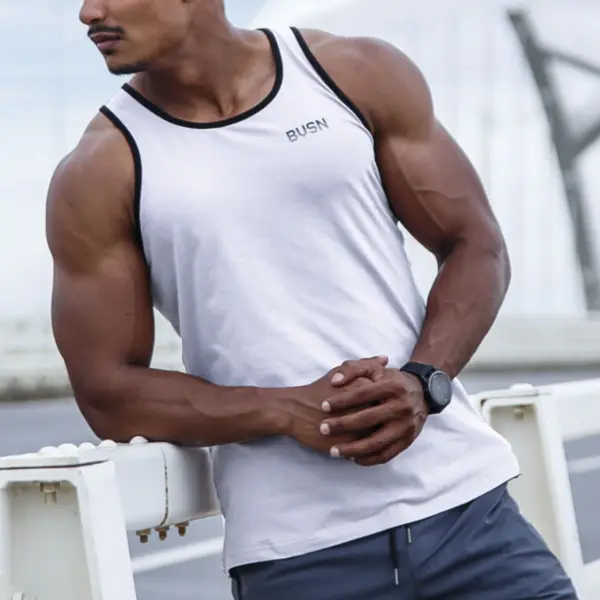 Men's Trendy Printed Casual Tank Top - Mobivivi.com 