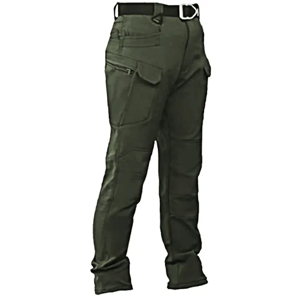 Men's Outdoor Hiking Waterproof, Windproof, Warm And Fleece Thick Pants - Wayrates.com 