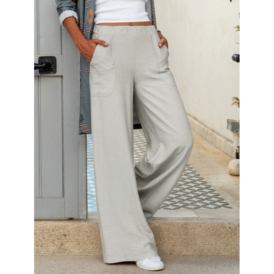 

Casual Loose Solid Color Beach Pants