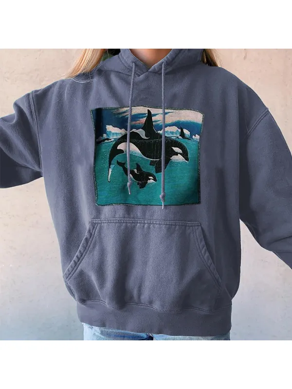 Summer Retro Surf Casual Hoodie - Realyiyishop.com 