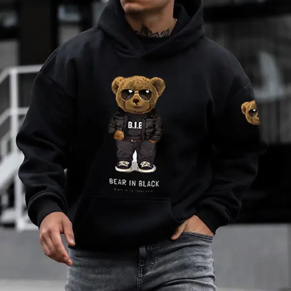 Teddy Bear Men's Casual Hooded Sweatshirt Only $36.89 - Wayrates.com 