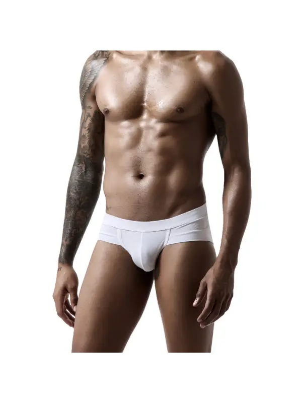 Men's Underwear U Convex Bag Modal Sexy Comfortable Briefs Large Low Waist Sweatpants - Timetomy.com 
