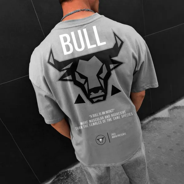 Übergroßes Bull-T-Shirt - Faciway.com 
