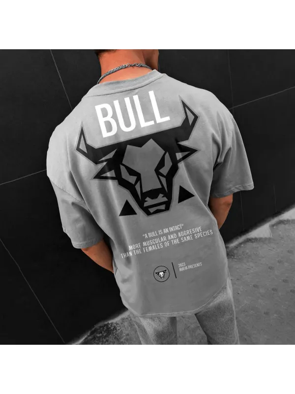 Oversize Bull Tee - Machoup.com 