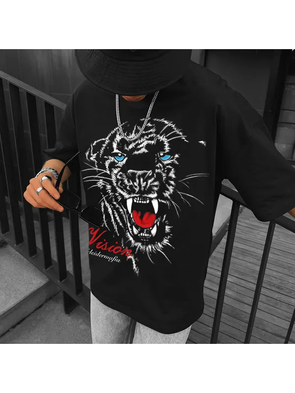 Oversize Tiger Tee - Aptkoi.com 