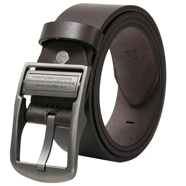 Men's Casual Retro Pin Buckle PU Leather Belt - Localziv.com 