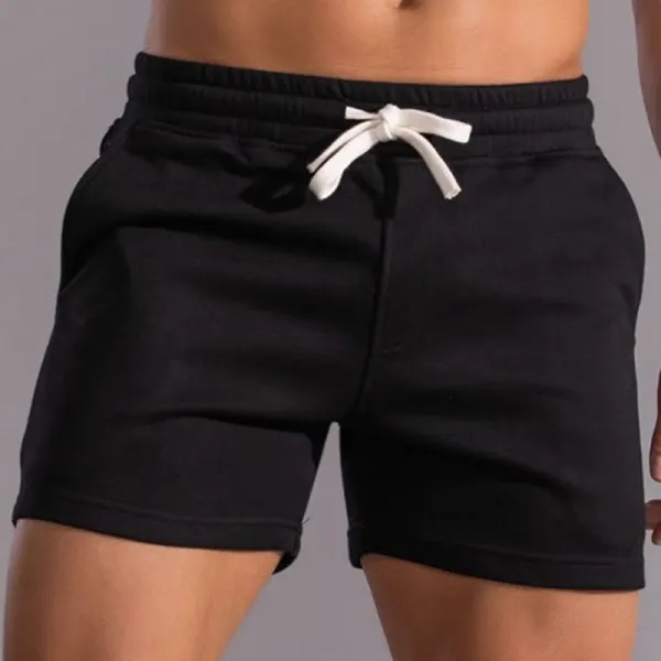 Men's Solid Color Tight Shorts - Keymimi.com 