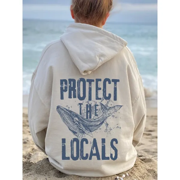 Respect The Local Whales Hoodie - Localziv.com 