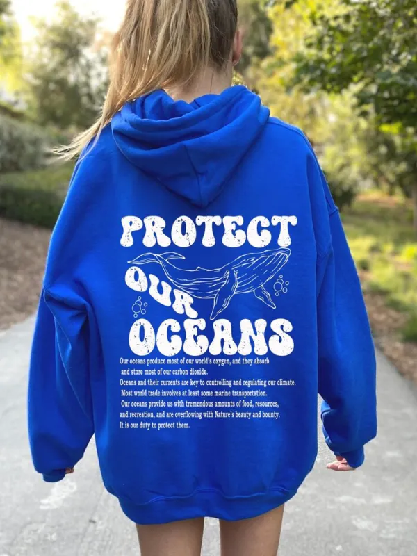 Save Our Ocean Surfing Hoodie - Aptkoi.com 
