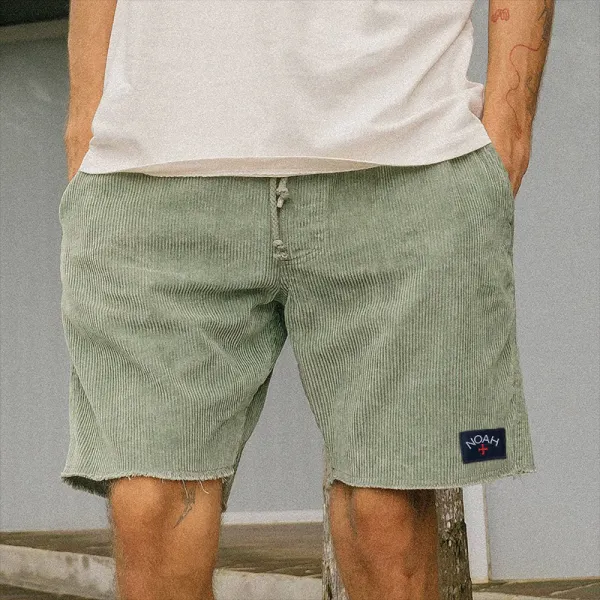 Vintage Corduroy Surf Shorts Core Swim Trunk - Yiyistories.com 