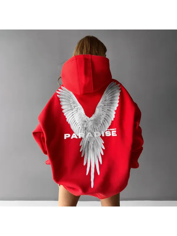 Oversize Parrot Hoodie - Timetomy.com 