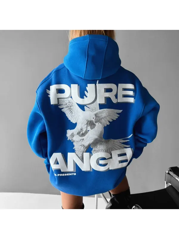 Oversize Pure Angel Hoodie - Realyiyishop.com 