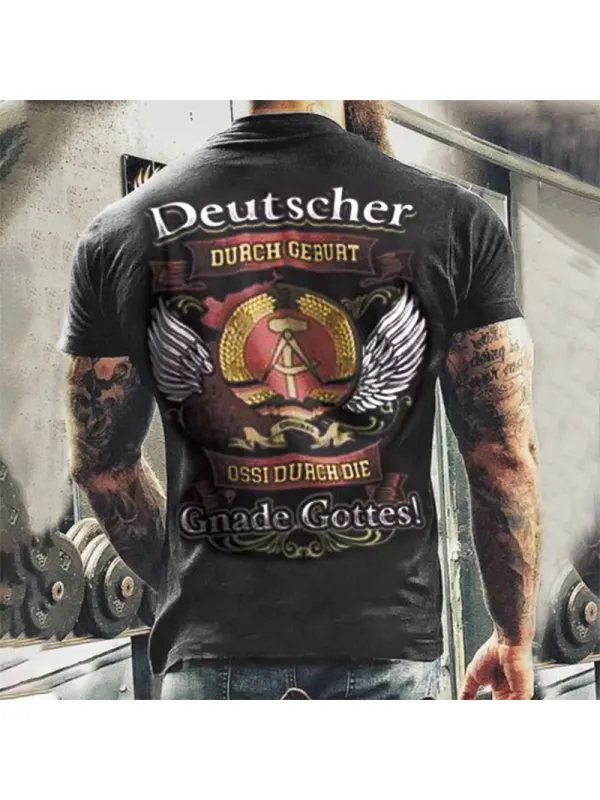 Deutscher. Men's Outdoor Retro Tactical T-Shirt - Aptkoi.com 