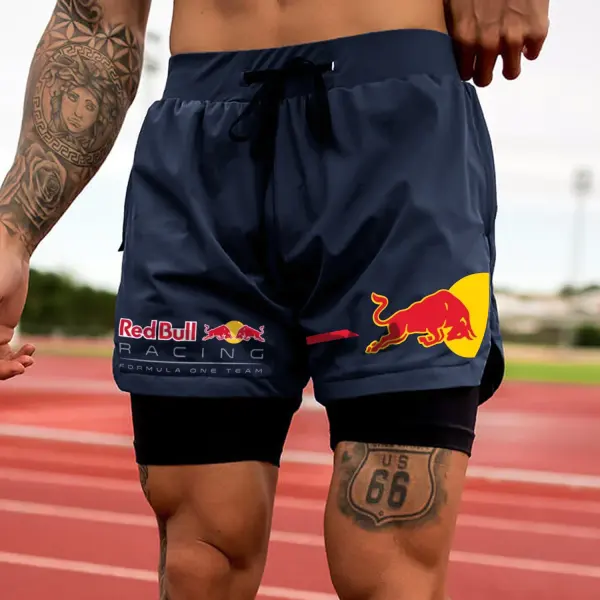 Men's Racing Double Shorts - Spiretime.com 