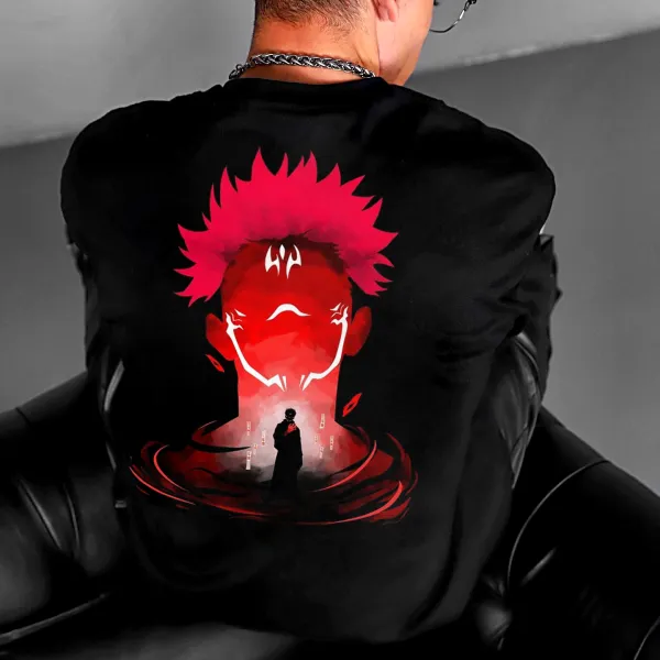 Unisex Casual Anime Print T-shirt Jujutsu Kaisen T-shirt - Suystar.com 