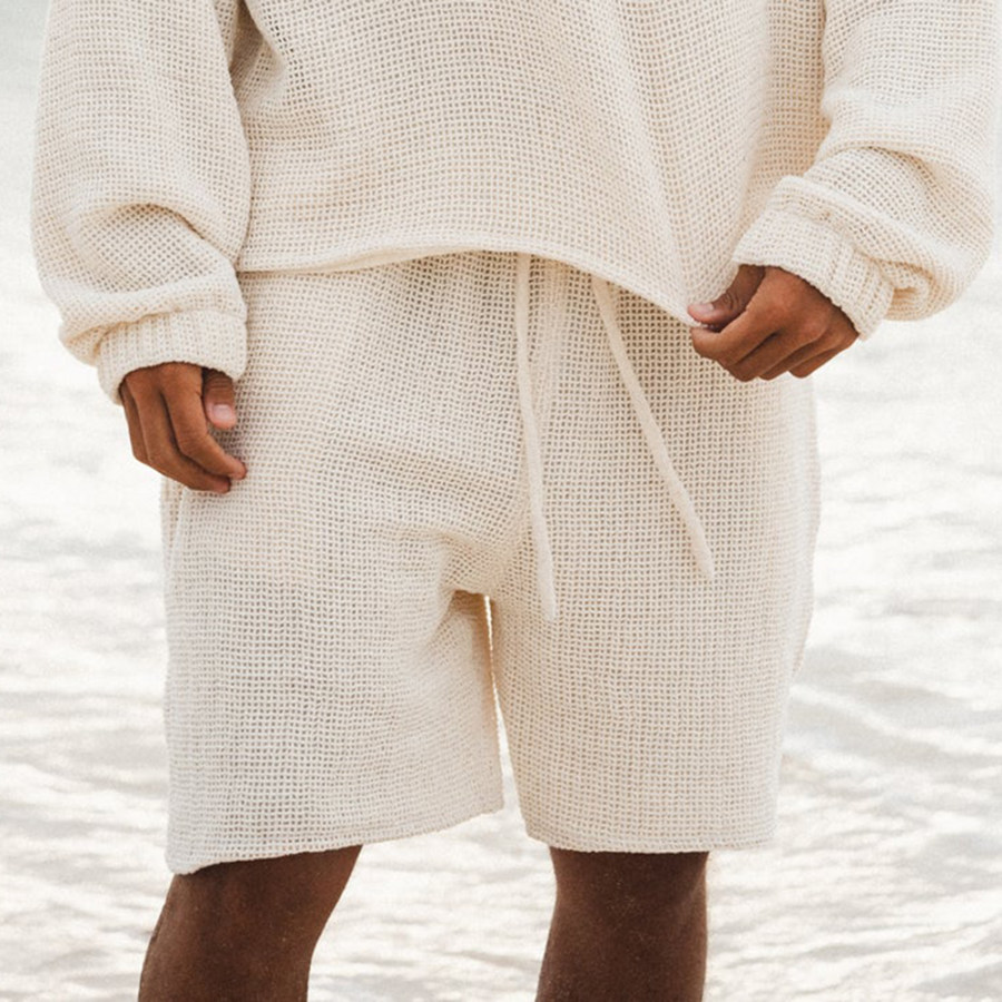 

Beach Holiday Casual Linen Shorts