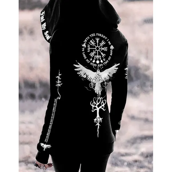 Viking Totem Hooded Robe - Localziv.com 